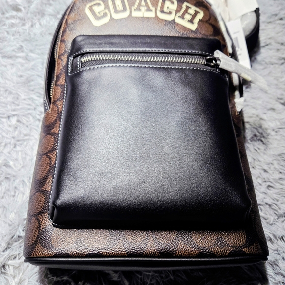 Coach Brown and Black Men's Backpack - Picture 6 of 10